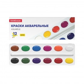 Краски акварельные медовые Art Berry, 12 цветов в картонном пенале